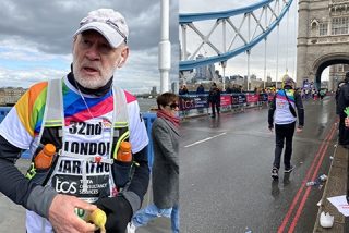 Final London Marathon finisher Fred wins hearts and raises money for Rainbow Trust image