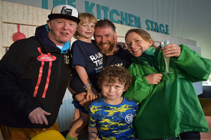 Family fronting CarFest receives VIP welcome