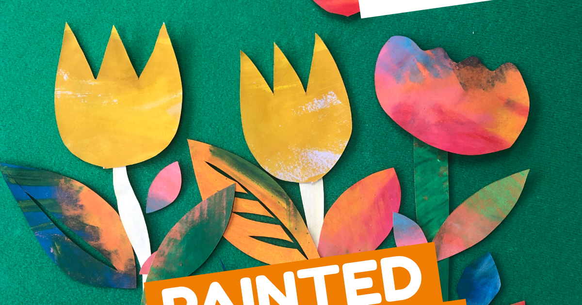 Painted Collage | Activities for Kids | Rainbow Trust Children's Charity