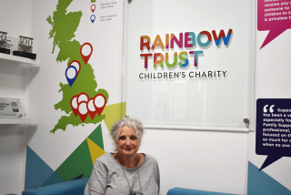 Rainbow Trust’s retired Director of Care has been made an MBE for Services to Seriously Ill children and their families image