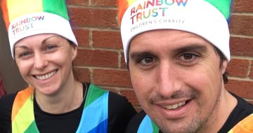 Rainbow runners raise over £5,000 for families image