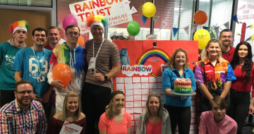 Auto Windscreens get colourful to raise over £2,700 for Rainbow Trust image