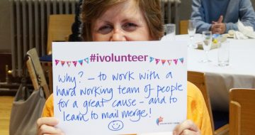 Pam shares her volunteering experience image
